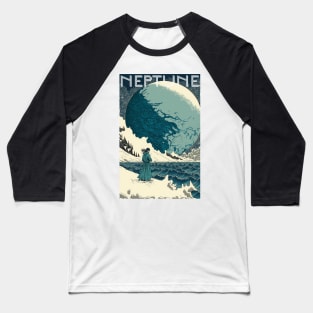 Neptune Travel Poster Vintage Baseball T-Shirt